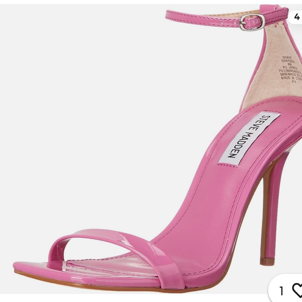 Steve Madden Shaye Pink Strappy Heels